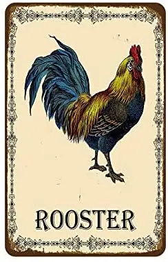 Retro Sign Painted Rooster Vintage Metal Tin Sign - Home Decor Bar Man Cave Garage Decor Restaurant Decor Room Decor
Retro Sign Painted Rooster Vintage Metal Tin Sign - Home Decor Bar Man Cave Garage Decor Restaurant Decor Room Decor