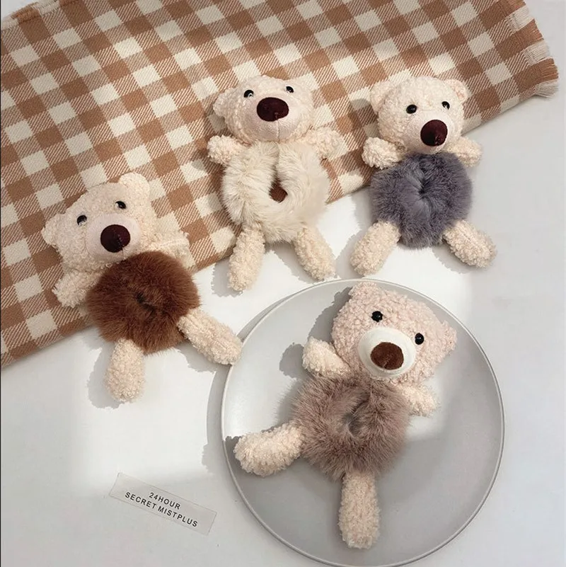 New Women Girls Cute Plush Bear Rabbit Scrunchie Ponytail Hair Band Decorate Elastic Hair Ties Headband Fashion Hair Accessories
New Women Girls Cute Plush Bear Rabbit Scrunchie Ponytail Hair Band Decorate Elastic Hair Ties Headband Fashion Hair Accessories