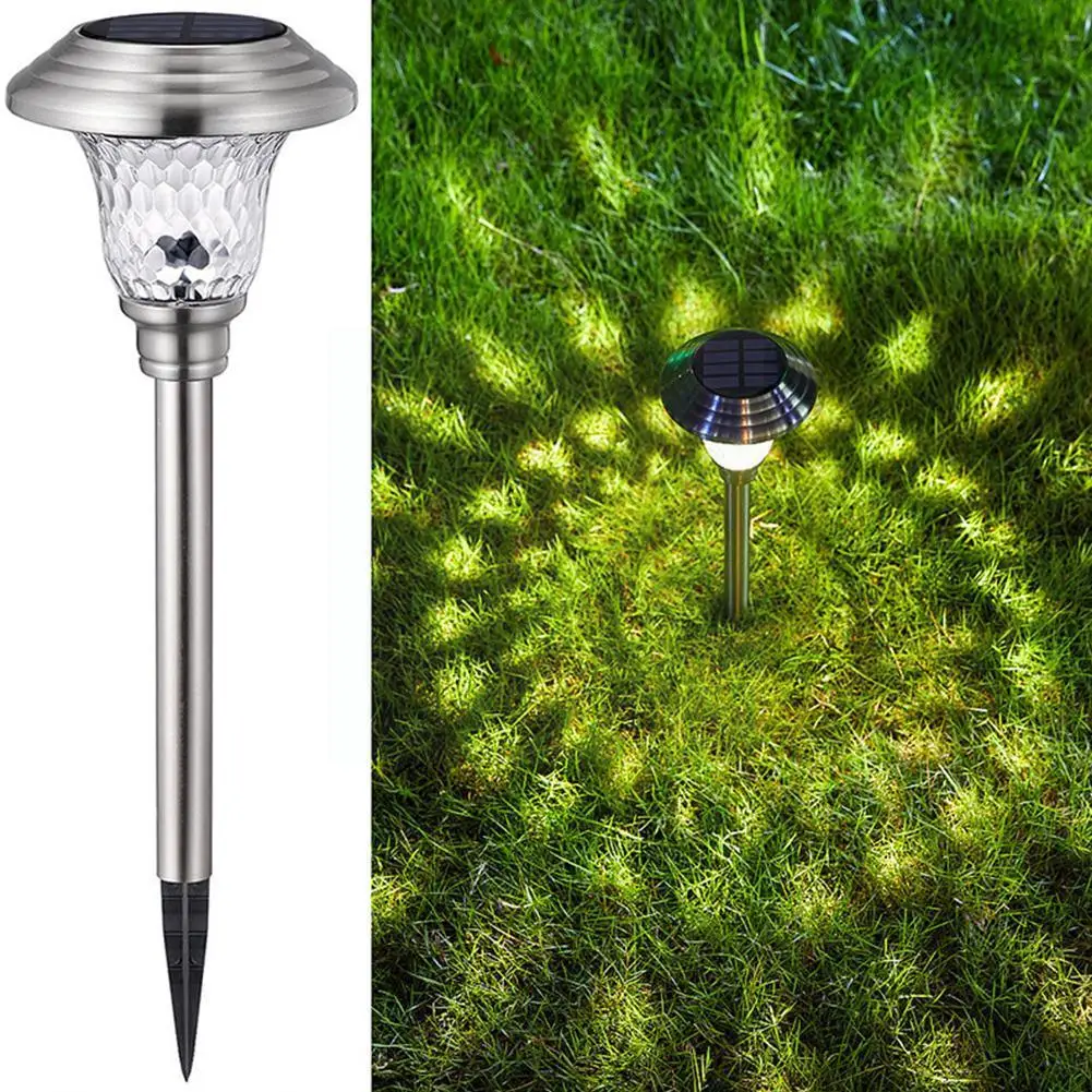 

2 Solar Lawn Light Outdoor Waterproof Grass Earth Horse Ground Plus Holiday Fireworks Lamp Pine Garden Landscape A1t4