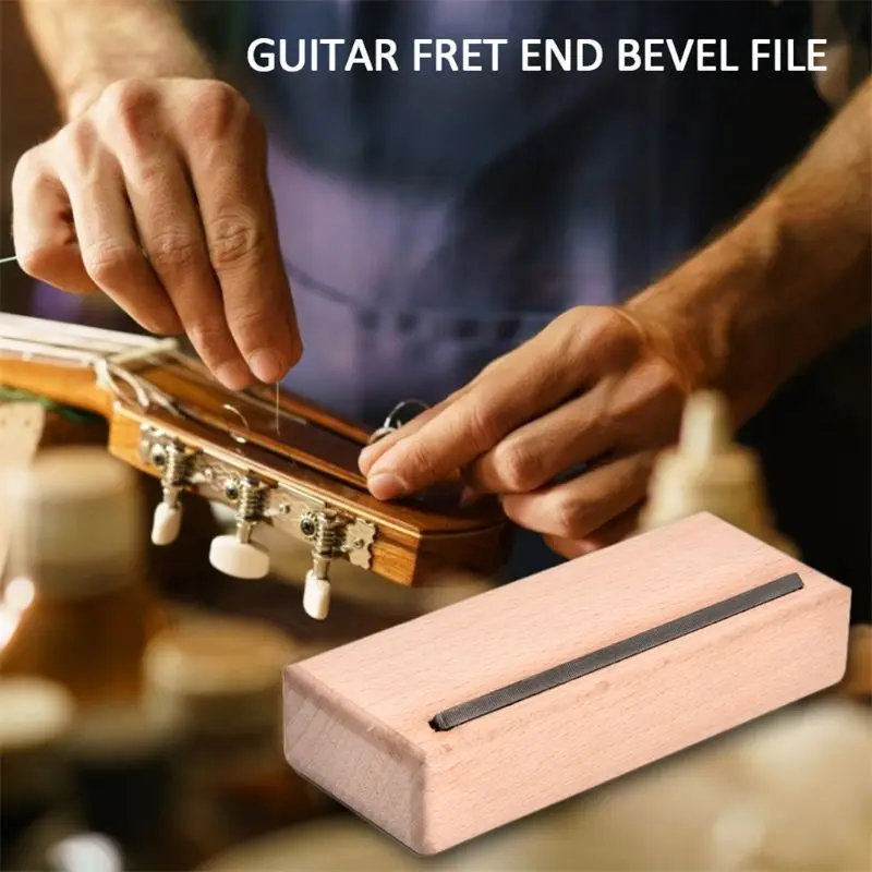 Guitar Fret End Bevel File Luthier Maple Wood 45 Degree Guitar Polishing Tool
Guitar Fret End Bevel File Luthier Maple Wood 45 Degree Guitar Polishing Tool