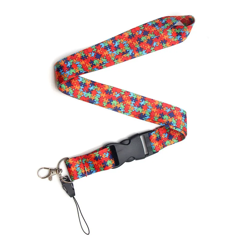 CA103 Autism Puzzle Multi-function Keychain Phone Lanyard Cartoon Punk Neck Strap for Keys ID Card Cell Phone Lanyards
CA103 Autism Puzzle Multi-function Keychain Phone Lanyard Cartoon Punk Neck Strap for Keys ID Card Cell Phone Lanyards