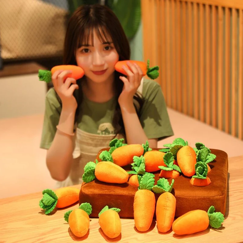 Simulation Carrot Vegetables Pulling The Radish Plush Toy Parent-Child Toy Home Decor Christmas Birthday Gifts
Simulation Carrot Vegetables Pulling The Radish Plush Toy Parent-Child Toy Home Decor Christmas Birthday Gifts