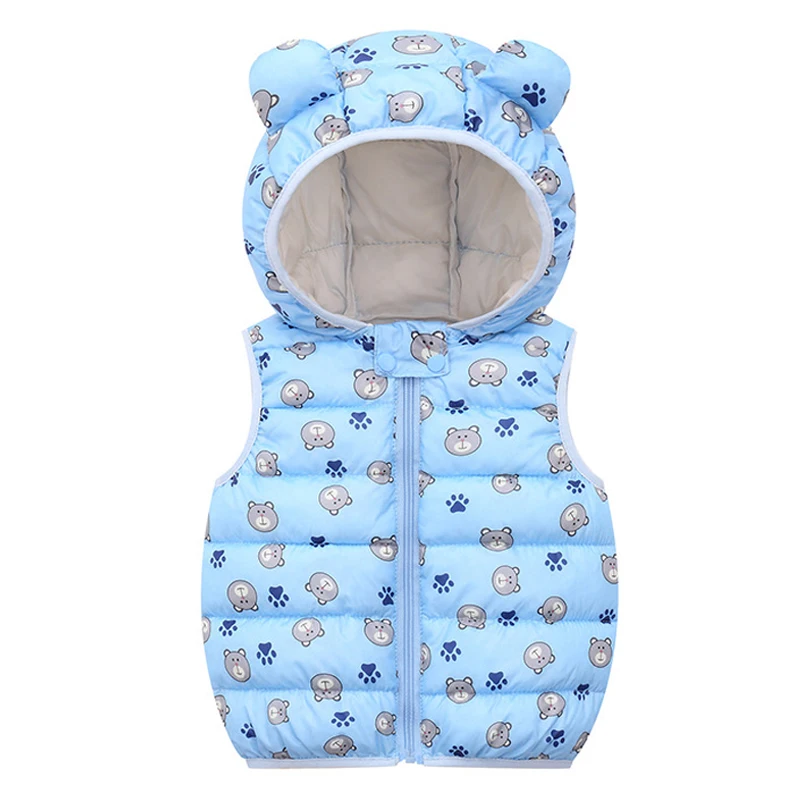 Winter Autumn Kids Vests Warm Waistcoats New Fashion Boys Girls Hooded Cartoon Sleeveless Coat Down Jacket Vest for Children
Winter Autumn Kids Vests Warm Waistcoats New Fashion Boys Girls Hooded Cartoon Sleeveless Coat Down Jacket Vest for Children