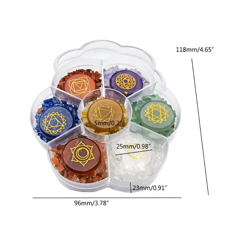 7 Chakra Stone DIY Jewelry Reiki Balancing Tumble Chip Crystal Healing Reiki Wicca Stones Kit Polish Engraved Palm Pocket Stones
7 Chakra Stone DIY Jewelry Reiki Balancing Tumble Chip Crystal Healing Reiki Wicca Stones Kit Polish Engraved Palm Pocket Stones