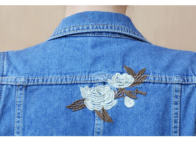 #3355 Spring Summer Casual Denim Vest Women Floral Embroidery Short Jeans Vest Coat Female Slim Vest Waistcoat Sleeveless Jacket
#3355 Spring Summer Casual Denim Vest Women Floral Embroidery Short Jeans Vest Coat Female Slim Vest Waistcoat Sleeveless Jacket