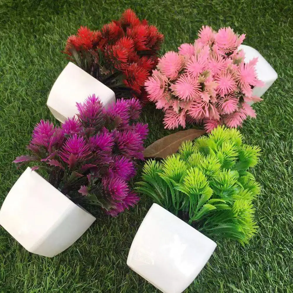 Artificial Flower Plant Pine Needle Bonsai Garden Party Desktop Ornament Decor 
Artificial Flower Plant Pine Needle Bonsai Garden Party Desktop Ornament Decor
