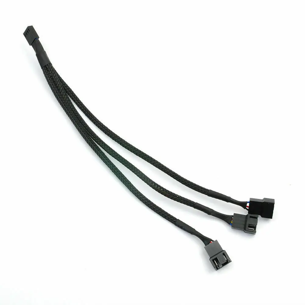 1PC 27cm Computer Case Fan Power Cable 4Pin PWM Fan Cable Cooling 1 to 3 Ways Splitter Sleeved Extension Braided Cable
1PC 27cm Computer Case Fan Power Cable 4Pin PWM Fan Cable Cooling 1 to 3 Ways Splitter Sleeved Extension Braided Cable