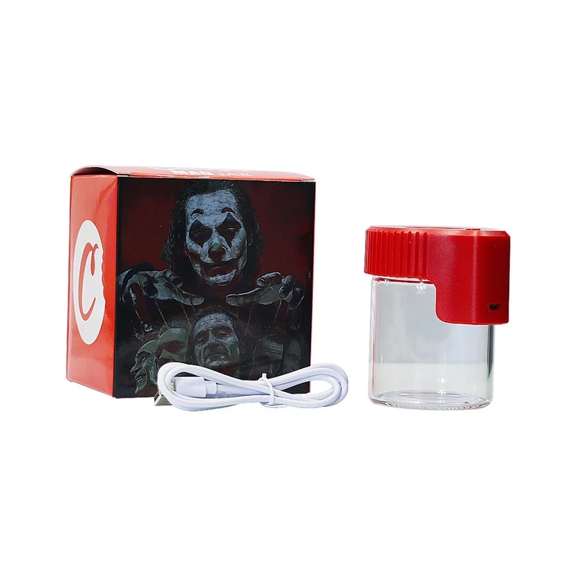 Cookies Plastic&Glass Light-Up LED Air Tight Storage Jar Viewing Container 155ML Vacuum Seal Plastic Pill Box Case Hookah
Cookies Plastic&Glass Light-Up LED Air Tight Storage Jar Viewing Container 155ML Vacuum Seal Plastic Pill Box Case Hookah