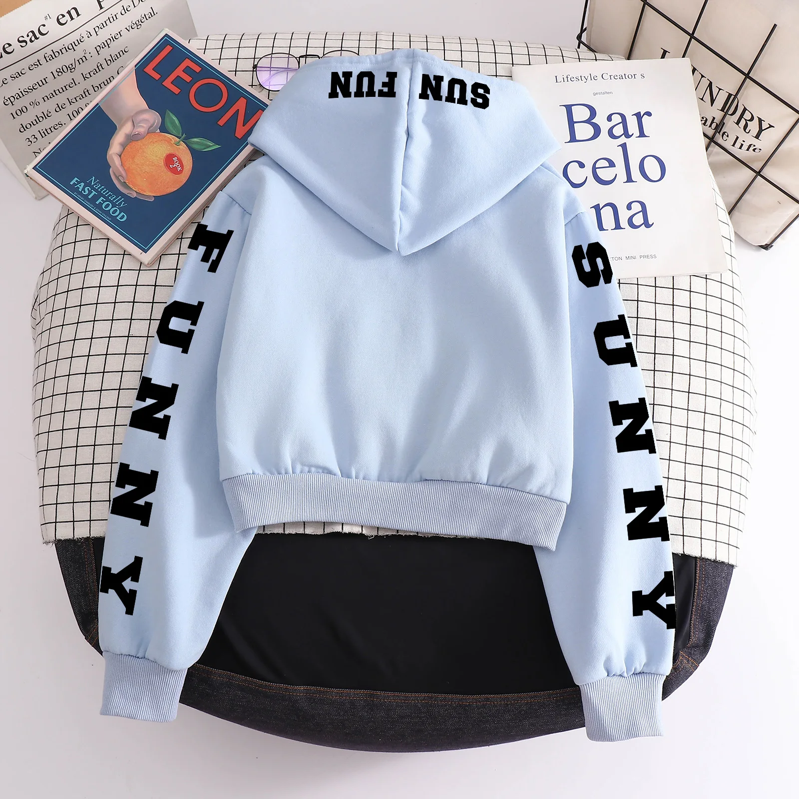 Zipper Hoodie Women Crop Jacket Zipper Cotton Casual Letter Sweatshirt for Girls Thick Pocket Ulzzang Korean Harajuku Streetwear
Zipper Hoodie Women Crop Jacket Zipper Cotton Casual Letter Sweatshirt for Girls Thick Pocket Ulzzang Korean Harajuku Streetwear