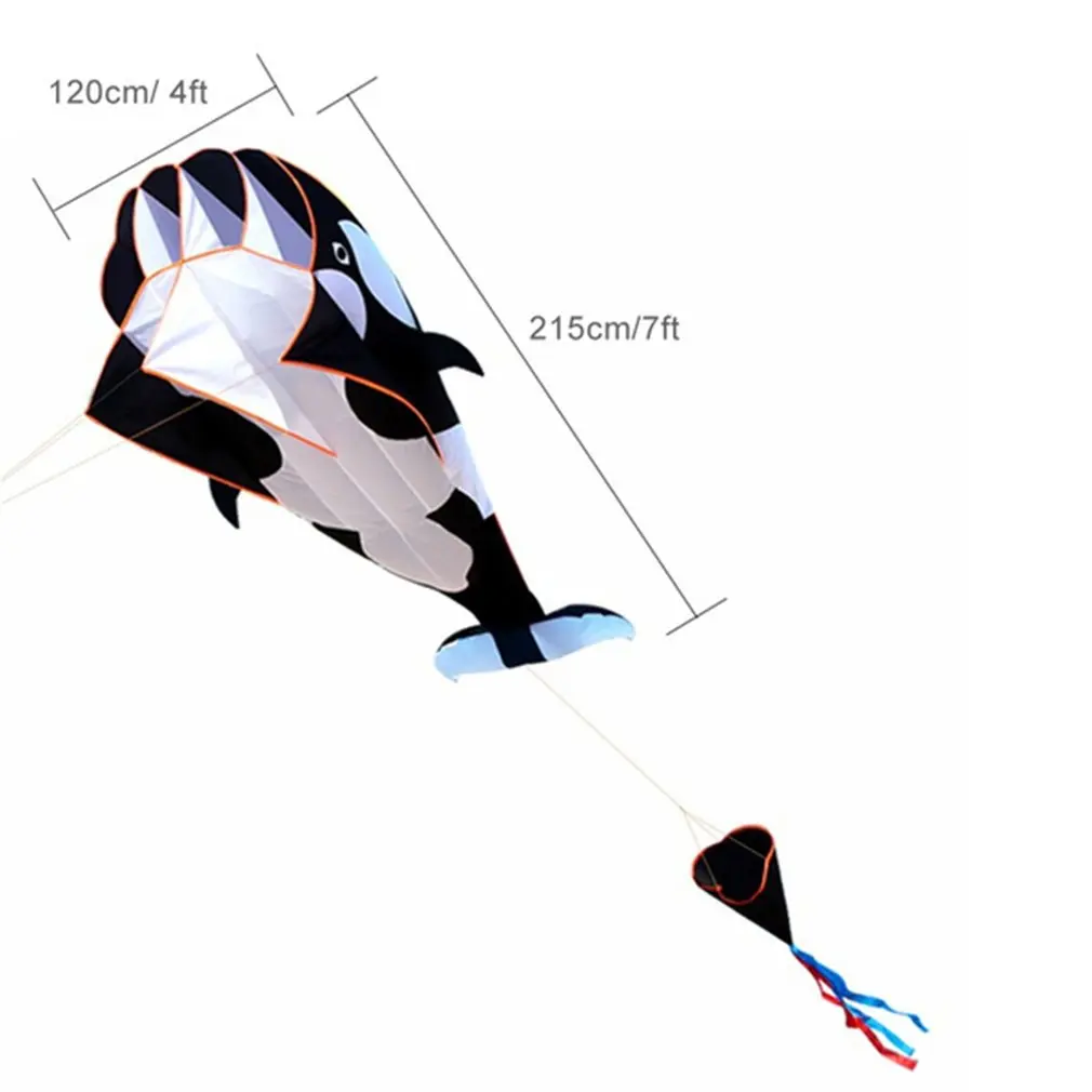 3D Huge Frameless Soft Parafoil Killer Whale Kite With 30m Kites String 3D Software Kite Outdoor Entertainment
3D Huge Frameless Soft Parafoil Killer Whale Kite With 30m Kites String 3D Software Kite Outdoor Entertainment