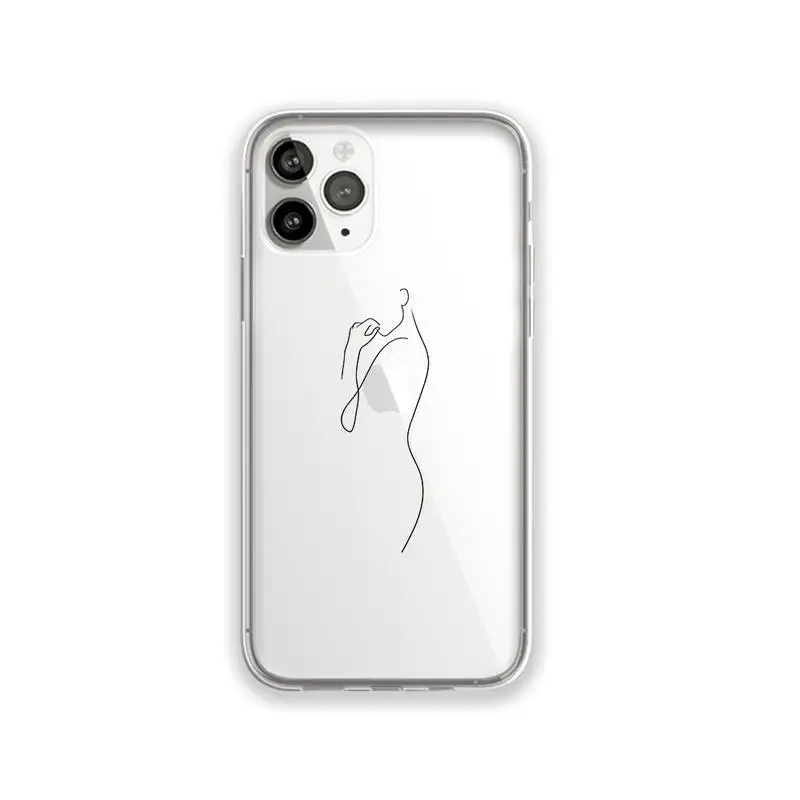 Abstract Art body Lines Phone Case Transparent for iPhone 11 12 mini pro XS MAX 8 7 6 6S Plus X 5S SE 2020 XR
Abstract Art body Lines Phone Case Transparent for iPhone 11 12 mini pro XS MAX 8 7 6 6S Plus X 5S SE 2020 XR
