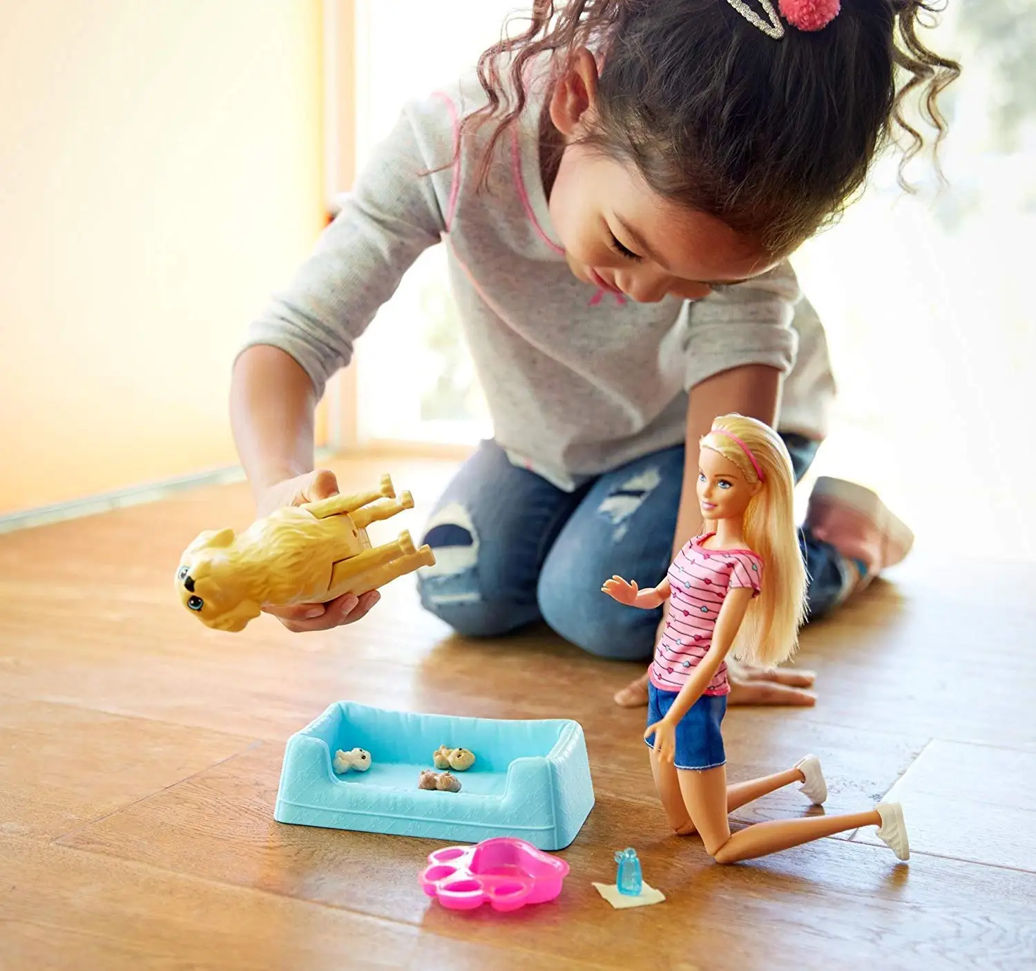 Original Barbie Reborn Dolls Babies Dog Pet Set Reborn Baby Hatching Dolls Boneca Girls Toys Toys for Kids Children Gift
Original Barbie Reborn Dolls Babies Dog Pet Set Reborn Baby Hatching Dolls Boneca Girls Toys Toys for Kids Children Gift