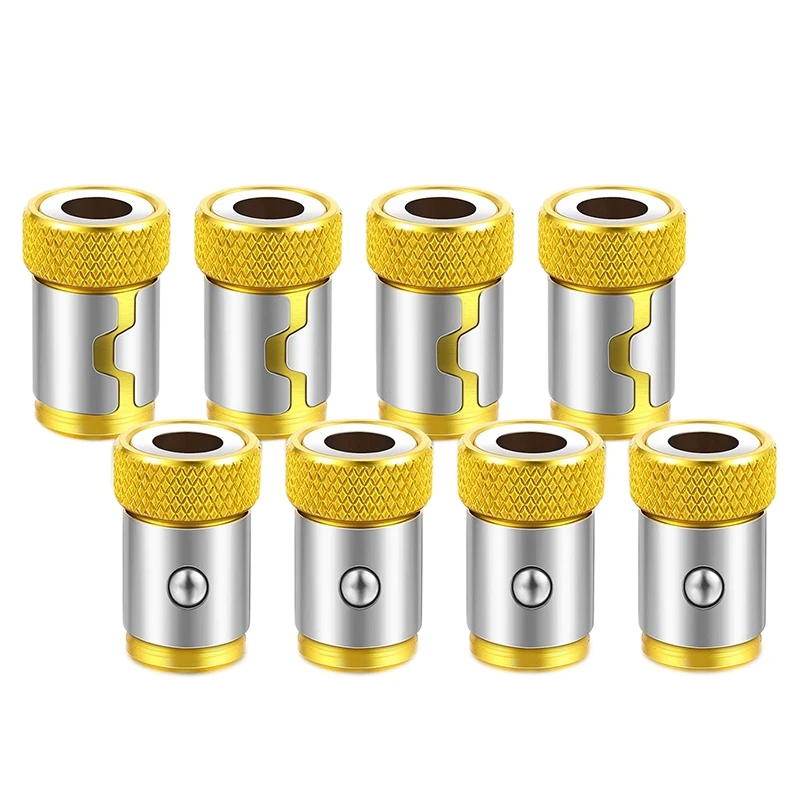 8PCS netic Screw Ring Metal Bit netizer Ring Screw netic Holders, Applied to 1/4 Inch/ 6.35 mm Hex Screwdriver
8PCS netic Screw Ring Metal Bit netizer Ring Screw netic Holders, Applied to 1/4 Inch/ 6.35 mm Hex Screwdriver