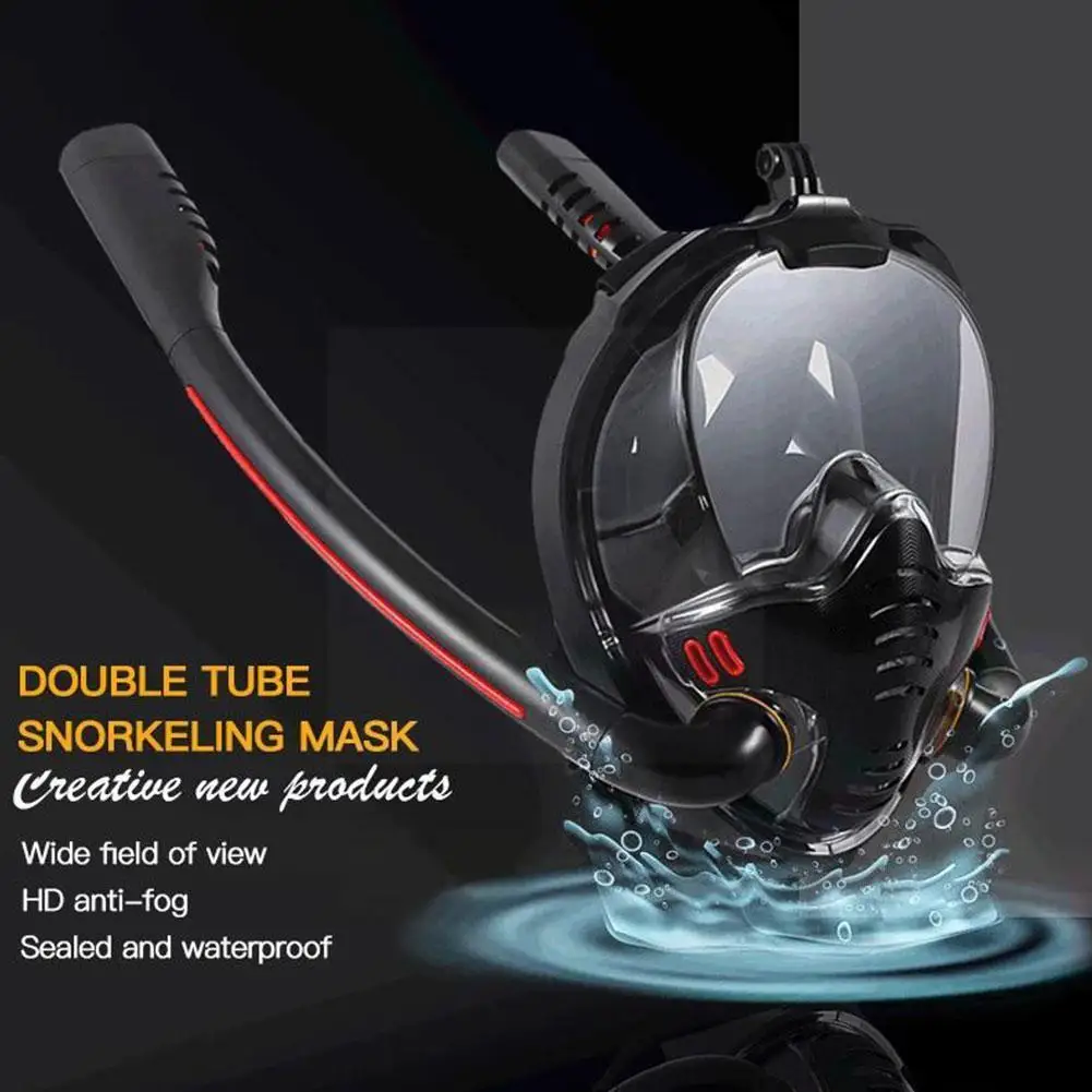 Double Snorkel Scuba Diving Equipment Full Face Anti Fog Set Swimming Snorkeling Goggles For Camera Man Wom S0r9
Double Snorkel Scuba Diving Equipment Full Face Anti Fog Set Swimming Snorkeling Goggles For Camera Man Wom S0r9