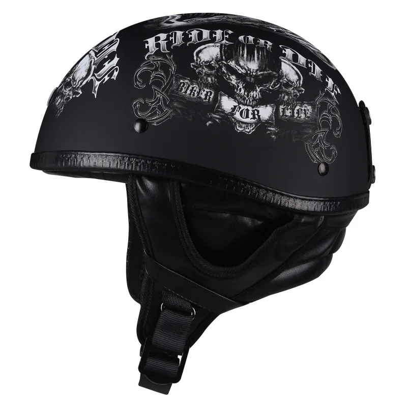 Half Helmet Personality Retro Touring Scooter Helmet Motorcycle Accessories Vintage Moto Motorbike Universal Protector
Half Helmet Personality Retro Touring Scooter Helmet Motorcycle Accessories Vintage Moto Motorbike Universal Protector