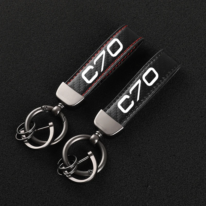 High-Grade Leather Car KeyChain 360 Degree Rotating Horseshoe Key Rings for Volvo C70 2004 2018 2019 2021 car accessories
High-Grade Leather Car KeyChain 360 Degree Rotating Horseshoe Key Rings for Volvo C70 2004 2018 2019 2021 car accessories