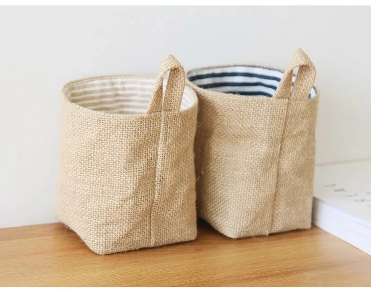 Cotton and Linen Storage Hanging Bag Wall Hanging Behind The Door Desktop Debris Cloth Storage Toy Storage Storage Bag
Cotton and Linen Storage Hanging Bag Wall Hanging Behind The Door Desktop Debris Cloth Storage Toy Storage Storage Bag