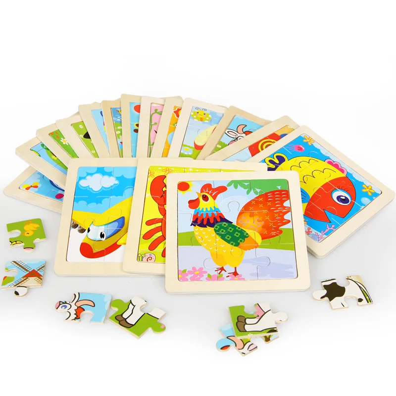 Intelligence Kids Toy Wooden 3D Puzzle Jigsaw Tangram for Children Baby Cartoon Animal/Traffic Puzzles Educational Learning Toys
Intelligence Kids Toy Wooden 3D Puzzle Jigsaw Tangram for Children Baby Cartoon Animal/Traffic Puzzles Educational Learning Toys