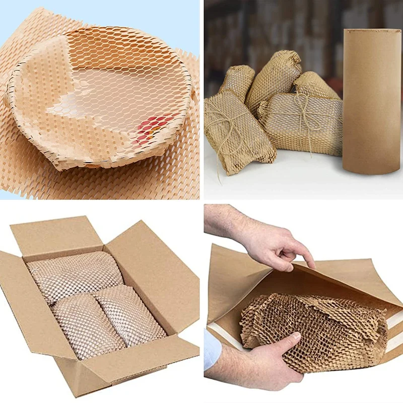 15.7Inchx98Ft Eco-Friendly Honeycomb Cushioning Protective Wrap for Packing/Storing Delicate Items,Easy to Dispense Roll
15.7Inchx98Ft Eco-Friendly Honeycomb Cushioning Protective Wrap for Packing/Storing Delicate Items,Easy to Dispense Roll