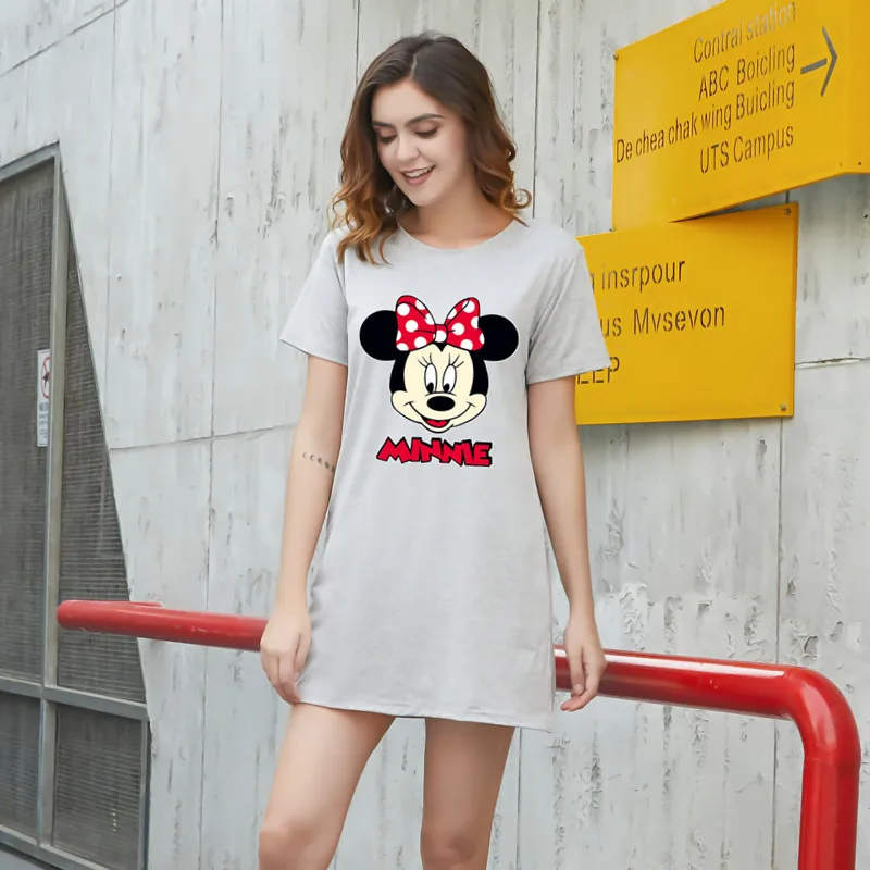 Disney Minnie mouse dresses for women large size women's collar dress long T-shirt Korean version Women's summer dress 8 color
Disney Minnie mouse dresses for women large size women's collar dress long T-shirt Korean version Women's summer dress 8 color