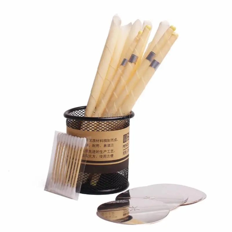 10Pieces Ear Cleaner Hopi Ear Candle Wax Remover Horn Earplug Tray Round Aromatherapy Ear Candle Indiana Candling Fragrance
10Pieces Ear Cleaner Hopi Ear Candle Wax Remover Horn Earplug Tray Round Aromatherapy Ear Candle Indiana Candling Fragrance