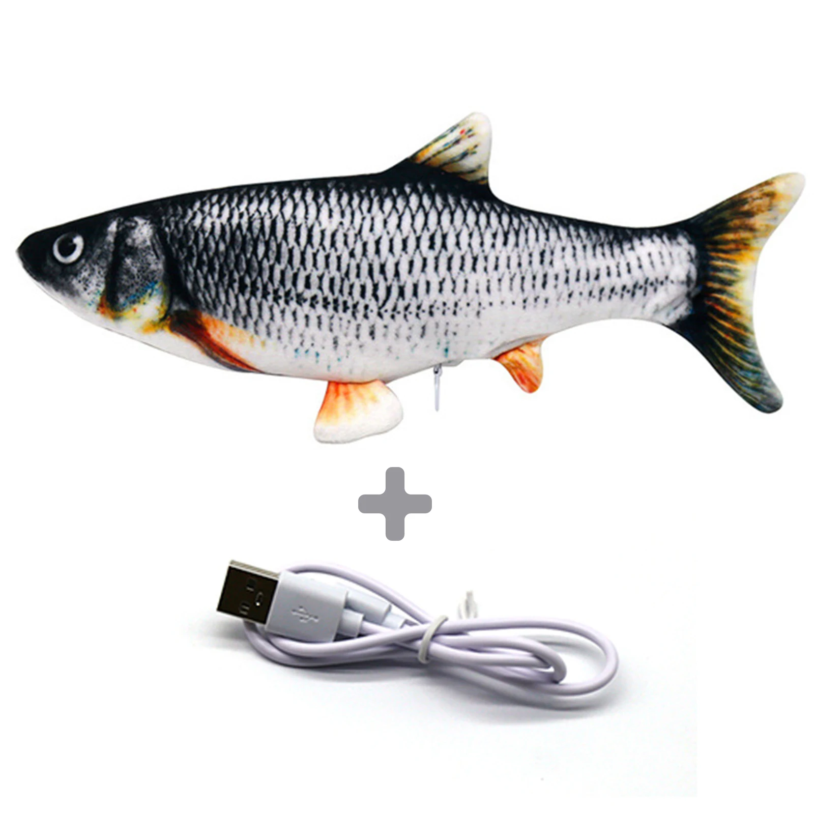 Electric Cat Toy 3D Fish USB Charging Simulation Fish Interactive Cat Toys for Cats Pet Toy cat supplies juguetes para gatos
Electric Cat Toy 3D Fish USB Charging Simulation Fish Interactive Cat Toys for Cats Pet Toy cat supplies juguetes para gatos