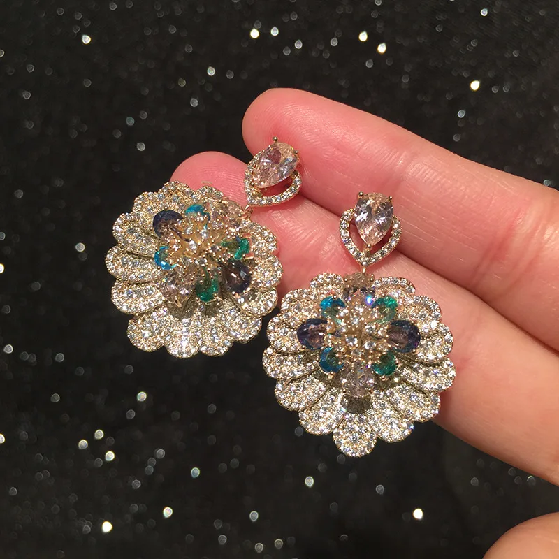 Pink flower earrings ins luxury super fairy temperament elegant S925 silver needle sweet gradient gold leaf earrings
Pink flower earrings ins luxury super fairy temperament elegant S925 silver needle sweet gradient gold leaf earrings