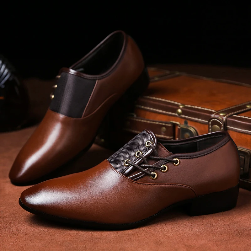 Fall/winter leather shoes men's business Korean version of low-cut pointed-toe men's singles British large size 48 men's shoes
Fall/winter leather shoes men's business Korean version of low-cut pointed-toe men's singles British large size 48 men's shoes