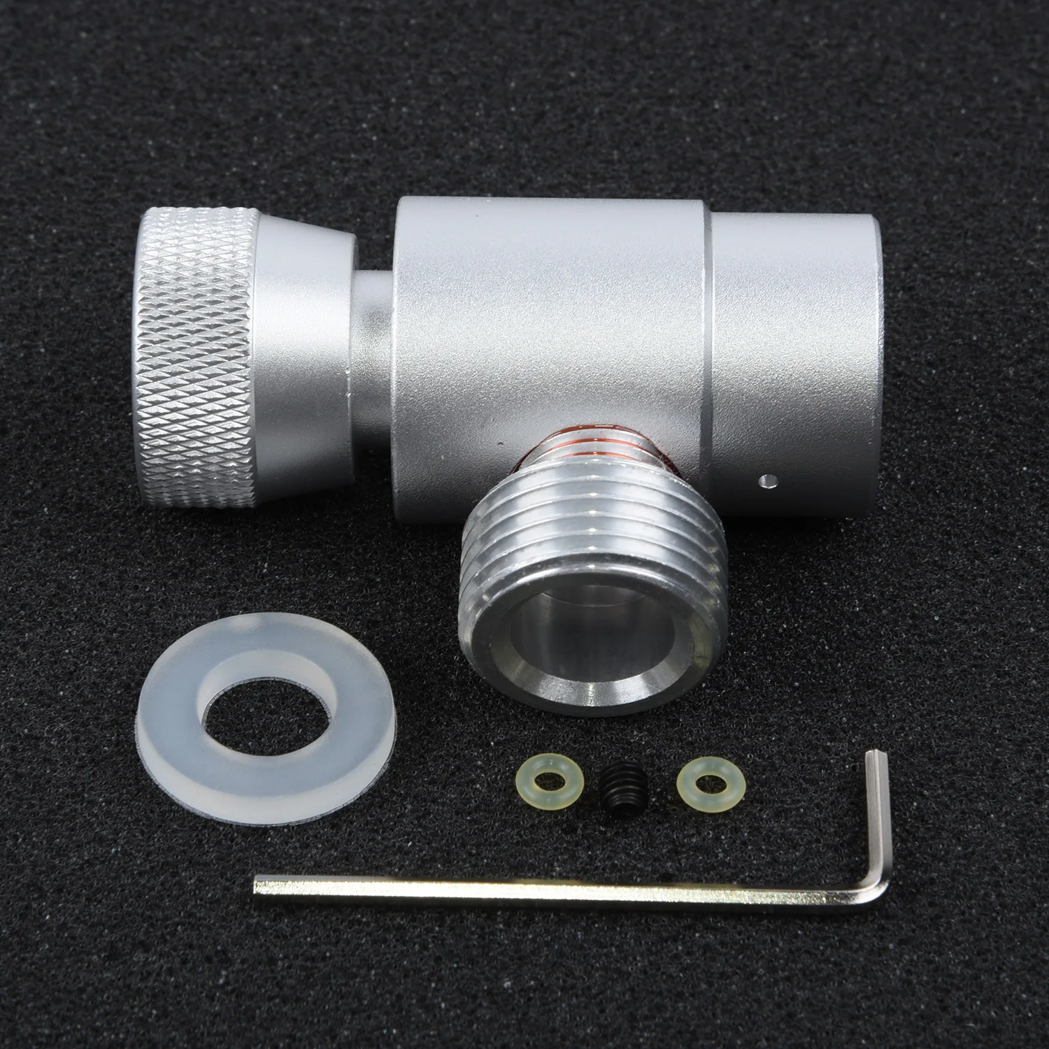 Metal CO2 Gas Filling Refill Adapter Connector Kit Thread TR21-4/W21.8-14 For Sodastream Soda Tank- Silver
Metal CO2 Gas Filling Refill Adapter Connector Kit Thread TR21-4/W21.8-14 For Sodastream Soda Tank- Silver