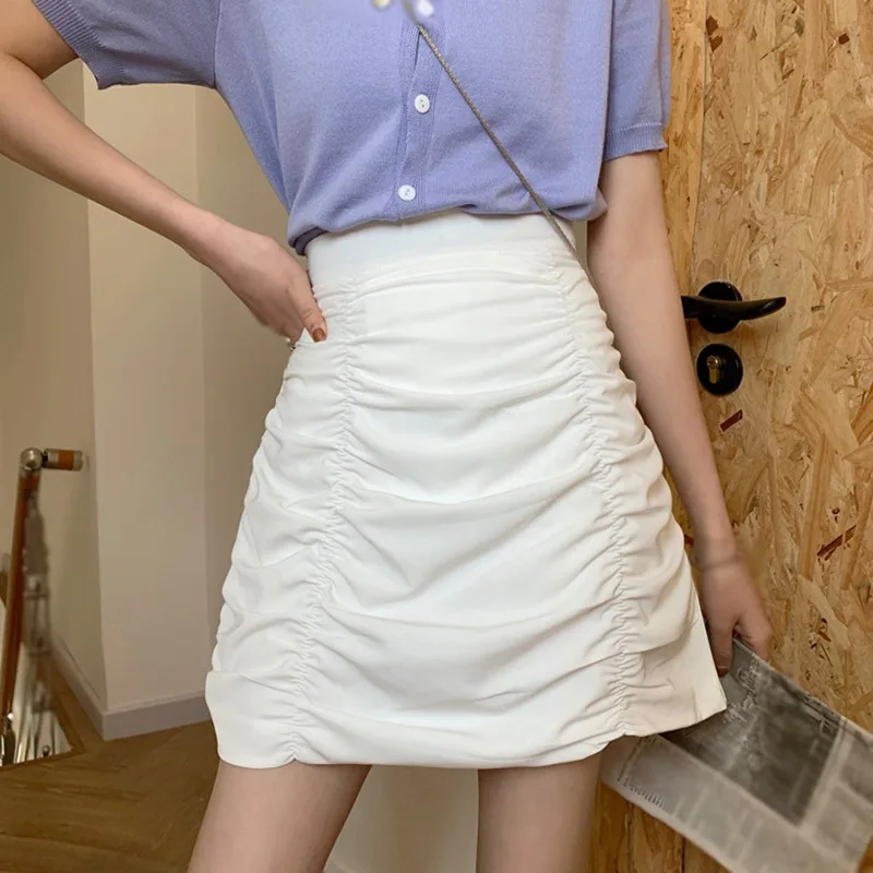 Pleated skirt skirt high waist pure color show thin Hong Kong taste retro tro package buttock A word skirt female QZ002
Pleated skirt skirt high waist pure color show thin Hong Kong taste retro tro package buttock A word skirt female QZ002