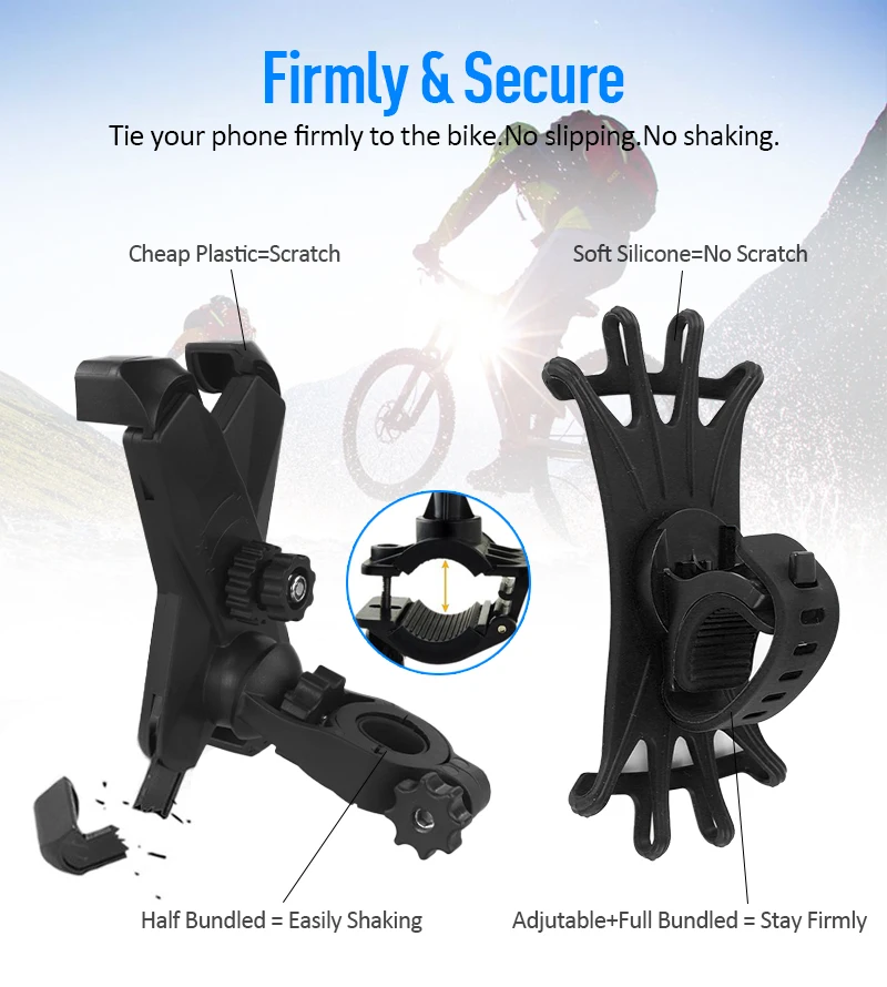 Bike Phone Holder Universal Bicycle Motorcycle Handlebar Phone Mount Bicycle Holder Accessories For IPhone X XS Xiaomi Samsung
Bike Phone Holder Universal Bicycle Motorcycle Handlebar Phone Mount Bicycle Holder Accessories For IPhone X XS Xiaomi Samsung