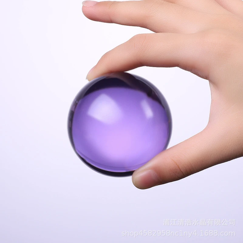 Clear Purple Crystal Glass Ball 50mm-260mm Lensball for Sphere Photography Decoration Home Decorative Balls
Clear Purple Crystal Glass Ball 50mm-260mm Lensball for Sphere Photography Decoration Home Decorative Balls