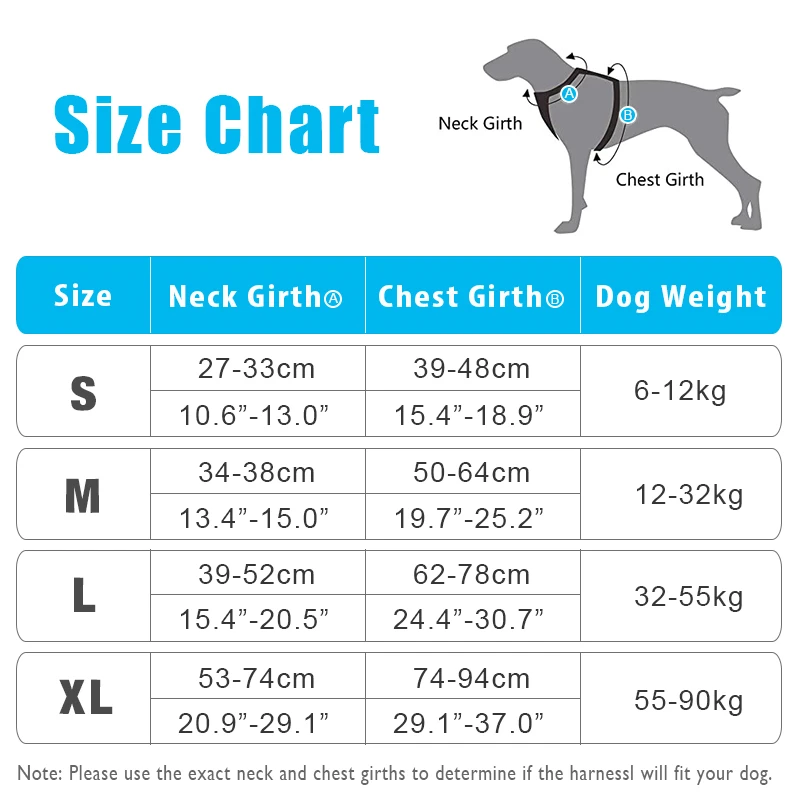 Dog Vest Harness for Small Medium Large Pets No Pull Adjustable Reflective Breathable Light Dog Harness for Training Walking
Dog Vest Harness for Small Medium Large Pets No Pull Adjustable Reflective Breathable Light Dog Harness for Training Walking