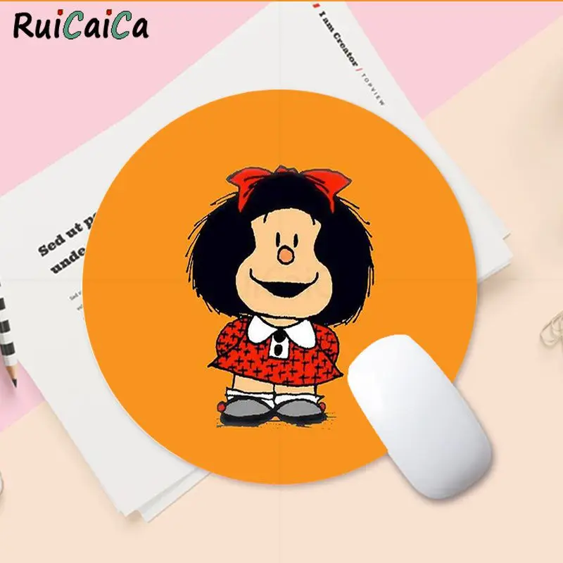 Top Quality Cartoon Mafalda Laptop Computer round desk pads Mousepad gaming Mousepad Rug For PC Laptop Notebook
Top Quality Cartoon Mafalda Laptop Computer round desk pads Mousepad gaming Mousepad Rug For PC Laptop Notebook