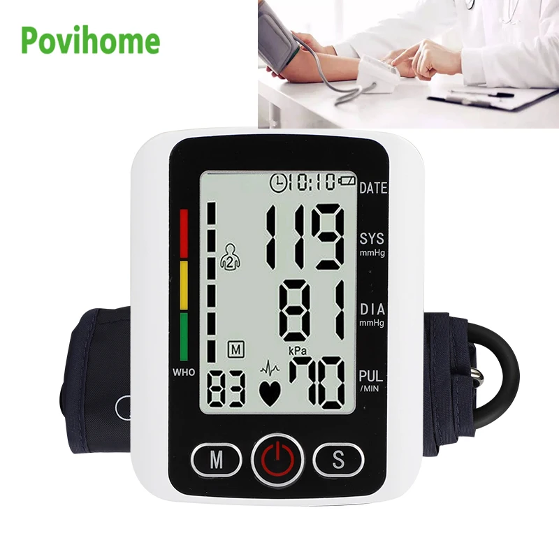 Upper Arm Blood Pressure Monitor Cuff High-Precision Portable Household Automatic Sphygmomanometer Digital Pressure Measurement
Upper Arm Blood Pressure Monitor Cuff High-Precision Portable Household Automatic Sphygmomanometer Digital Pressure Measurement