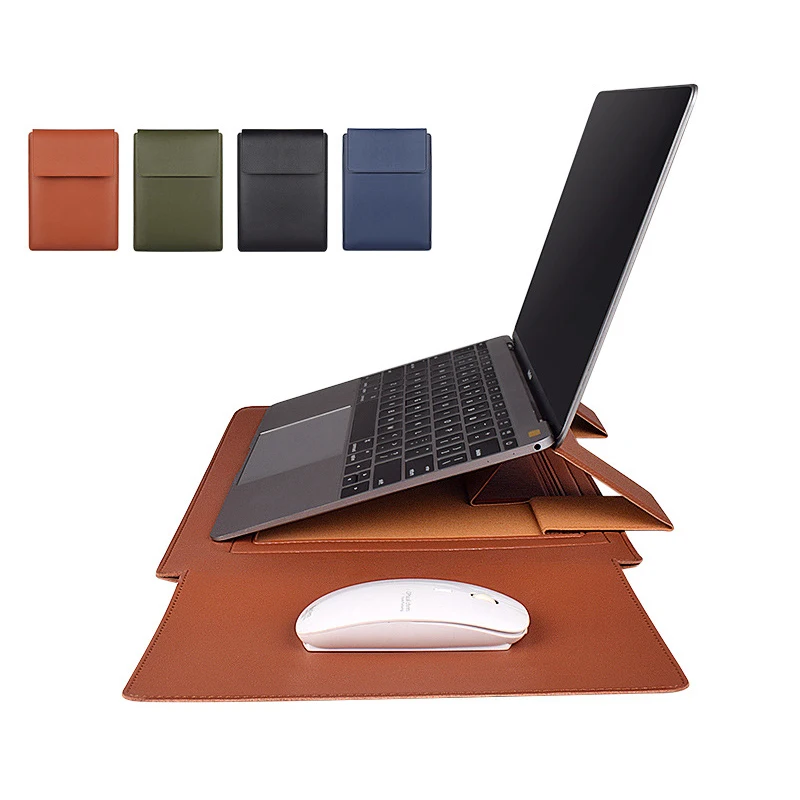 Laptop Sleeve Computer Stand Waterproof PU Leather Tablet Case For Macbook Huawei Portable Business Mouse Pad Notebook Cover 
Laptop Sleeve Computer Stand Waterproof PU Leather Tablet Case For Macbook Huawei Portable Business Mouse Pad Notebook Cover
