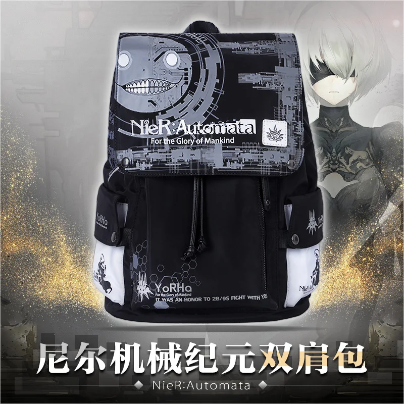 Anime NieR:Automata YoRHa Type A No. 2 Cosplay Sport Backpack School Bag Student Shoulder Bag Fashion Casual Backpacks Gifts
Anime NieR:Automata YoRHa Type A No. 2 Cosplay Sport Backpack School Bag Student Shoulder Bag Fashion Casual Backpacks Gifts