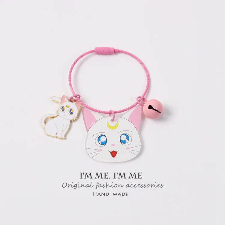Sailor Moon Luna Cat Keychain Childhood Anime Jewelry Keyrings Cartoon Pendant Key Buckle Car Bags Keyholder llavero Trinket
Sailor Moon Luna Cat Keychain Childhood Anime Jewelry Keyrings Cartoon Pendant Key Buckle Car Bags Keyholder llavero Trinket