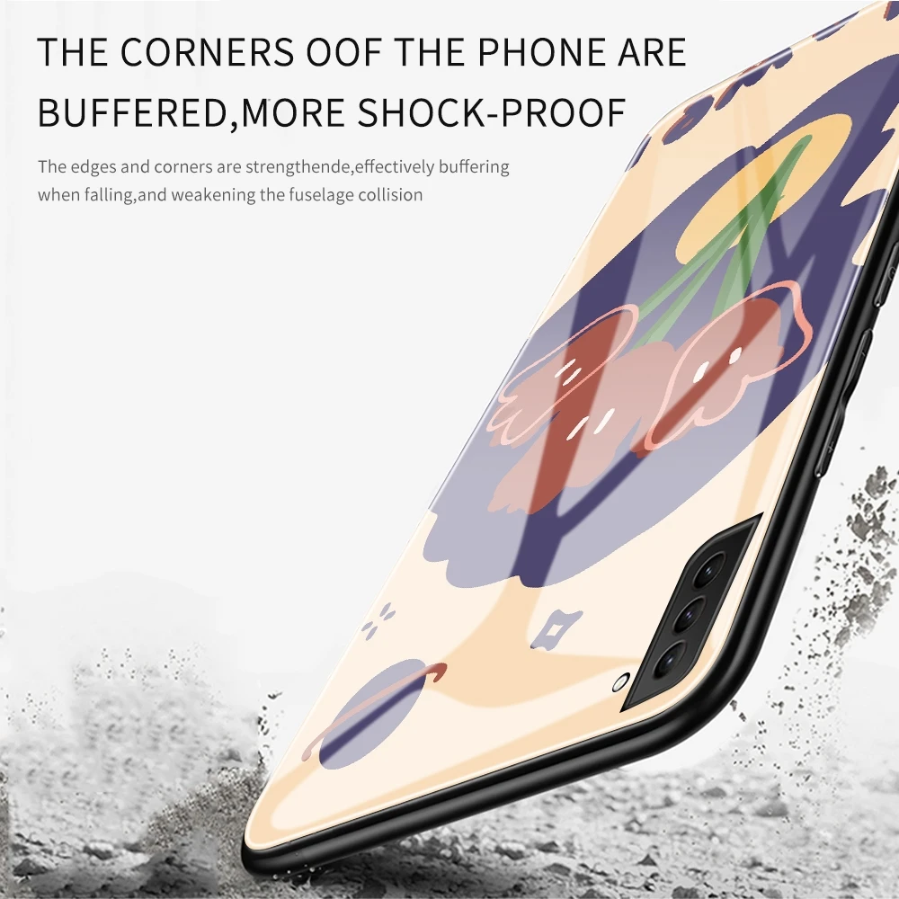 Fashion Flower Printed Pattern 9H Tempered Glass Phone Case Back Cover For Samsung A01 A11 A21S A31 A51 A71 A12 A42 A10 A20 A30
Fashion Flower Printed Pattern 9H Tempered Glass Phone Case Back Cover For Samsung A01 A11 A21S A31 A51 A71 A12 A42 A10 A20 A30