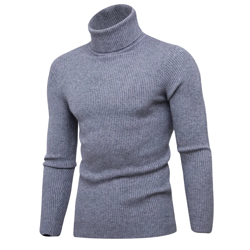 2020 Autumn and Winter New Men's Casual High Neck Knit Sweater / Men's Solid Color Long Sleeve Turtleneck Pullover Sweater
2020 Autumn and Winter New Men's Casual High Neck Knit Sweater / Men's Solid Color Long Sleeve Turtleneck Pullover Sweater