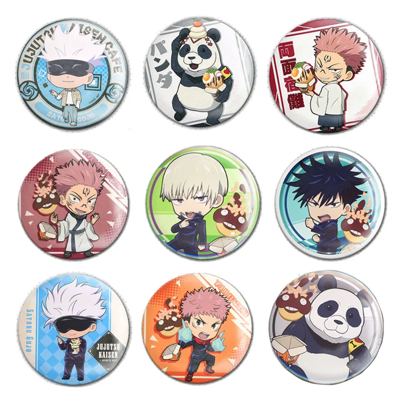 Cartoon Cosplay Japanese Anime Brooch Jujutsu Kaisen Kaisen 58mm Badge Enamel Pin Couple Fashion Round Metal Badge Diy Gift
Cartoon Cosplay Japanese Anime Brooch Jujutsu Kaisen Kaisen 58mm Badge Enamel Pin Couple Fashion Round Metal Badge Diy Gift