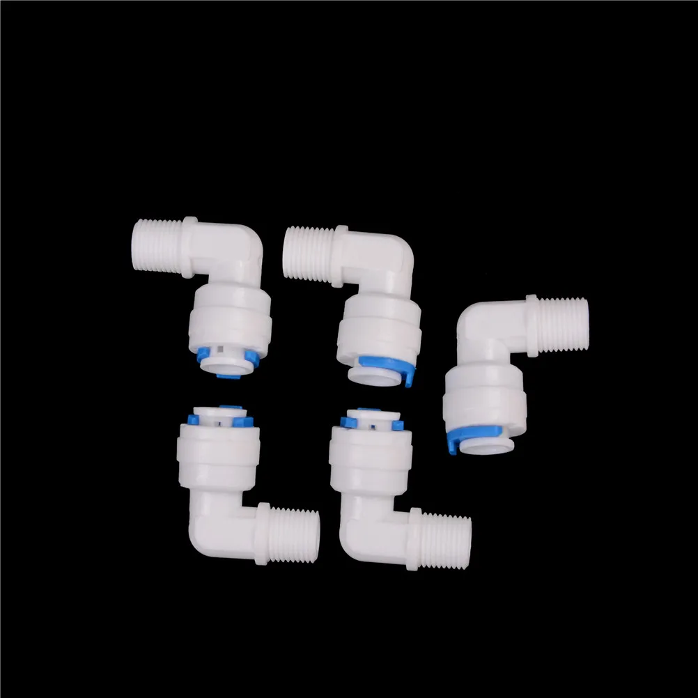 1/8" Male Thread - 1/4" OD Tube PE Pipe Fitting Hose Elbow Quick Connector Aquarium RO Water Filter Reverse Osmosis System 5Pcs
1/8" Male Thread - 1/4" OD Tube PE Pipe Fitting Hose Elbow Quick Connector Aquarium RO Water Filter Reverse Osmosis System 5Pcs