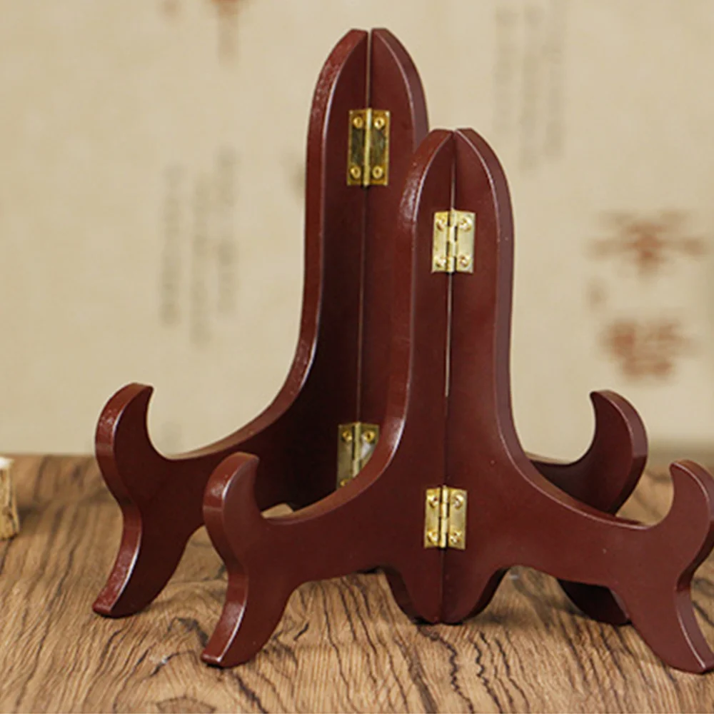 4 Pcs 4 Inch Wooden Plate Bracket Desktop Dish Holder Folding Crafts Display Rack for Home Office Shop Brick Tea Display Supplie 
4 Pcs 4 Inch Wooden Plate Bracket Desktop Dish Holder Folding Crafts Display Rack for Home Office Shop Brick Tea Display Supplie