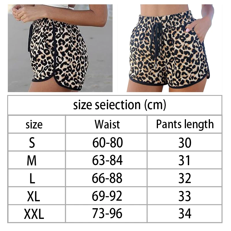 Fashion Summer Women Leopard Print High Waist Shorts Sexy Ladies Casual Short Pants Feminino Pockets Drawstring Shorts
Fashion Summer Women Leopard Print High Waist Shorts Sexy Ladies Casual Short Pants Feminino Pockets Drawstring Shorts