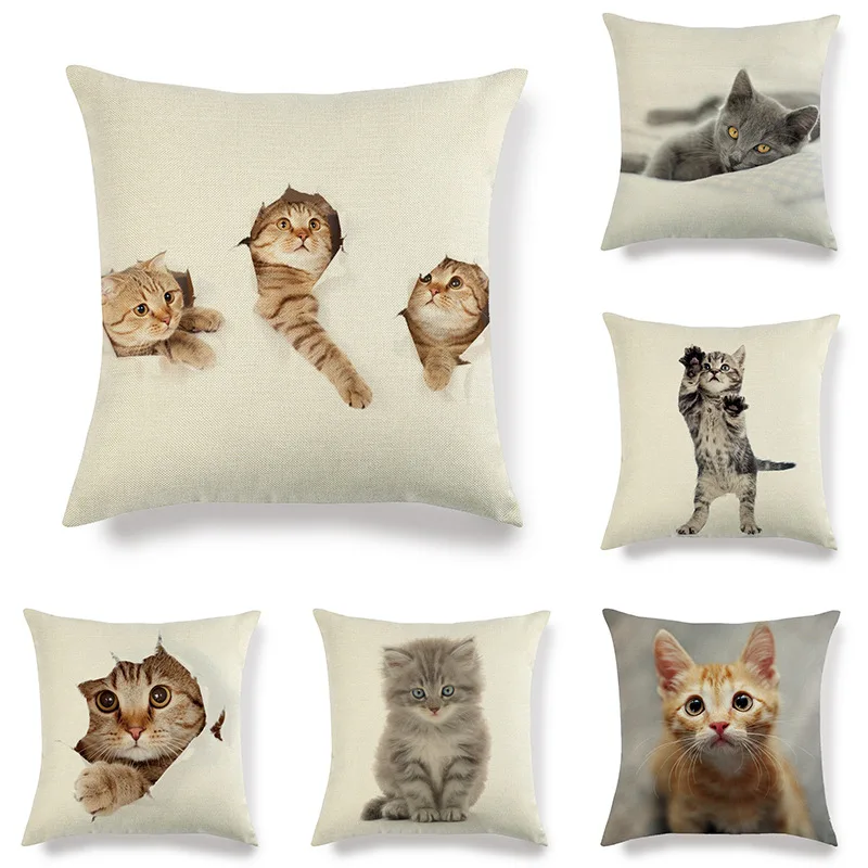 45*45 Baby Bedroom Cute Cat Sofa Decorative Cotton Linen Cushion Cover Pillow Pillowcase Throw Pillow Home Decor Pillow Cover
45*45 Baby Bedroom Cute Cat Sofa Decorative Cotton Linen Cushion Cover Pillow Pillowcase Throw Pillow Home Decor Pillow Cover