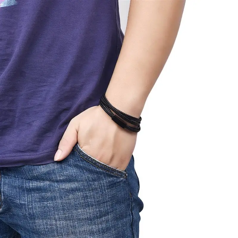 2pcs Mens Bracelets Mutilayer Leather Natural Lava Stone Beaded Charm Bracelet 2020 New Fashion Punk Male Jewelry Christmas Gift
2pcs Mens Bracelets Mutilayer Leather Natural Lava Stone Beaded Charm Bracelet 2020 New Fashion Punk Male Jewelry Christmas Gift