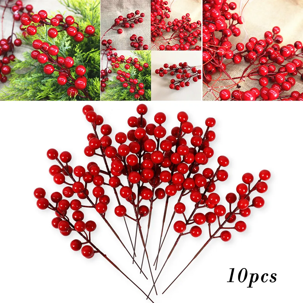 10pcs Artificial Red Berries Foam Bouquets Spray Stem Faux Berries Autumn Red Berry Christmas Weddings Home Decor
10pcs Artificial Red Berries Foam Bouquets Spray Stem Faux Berries Autumn Red Berry Christmas Weddings Home Decor