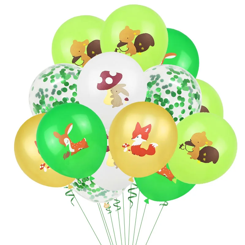 12nich Jungle Party Theme Animal Latex Balloons Fox Bunny Squirrel Confetti Balloon Kids Birthday Party Air Balls Layout Decor
12nich Jungle Party Theme Animal Latex Balloons Fox Bunny Squirrel Confetti Balloon Kids Birthday Party Air Balls Layout Decor