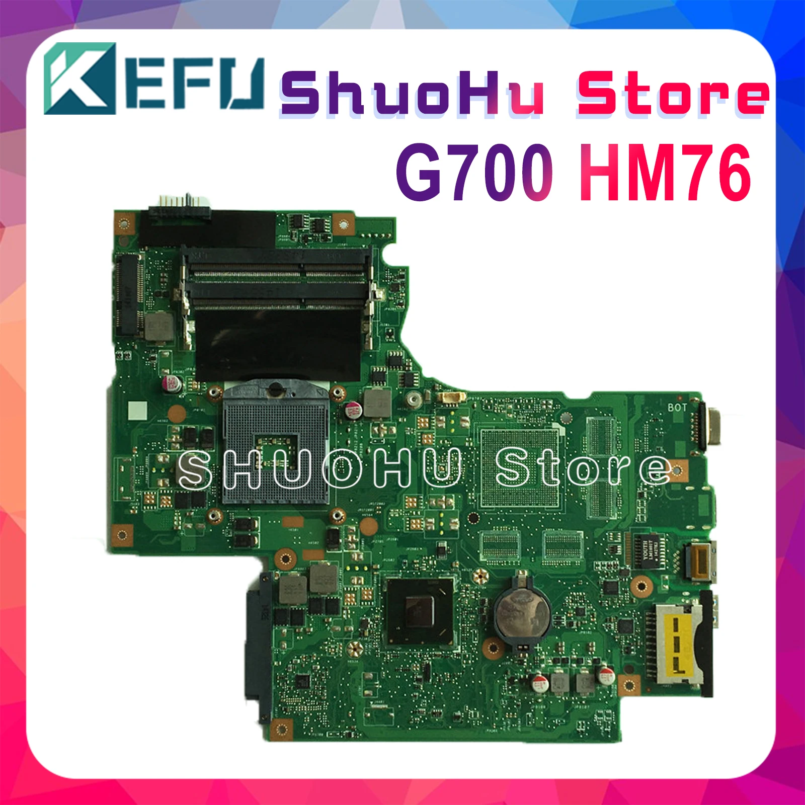 KEFU G700 For Lenovo G700 Laptop Motherboard BAMBI Mainboard with HM76 11SN0B5M11 11S90003042 original Mainboard
KEFU G700 For Lenovo G700 Laptop Motherboard BAMBI Mainboard with HM76 11SN0B5M11 11S90003042 original Mainboard