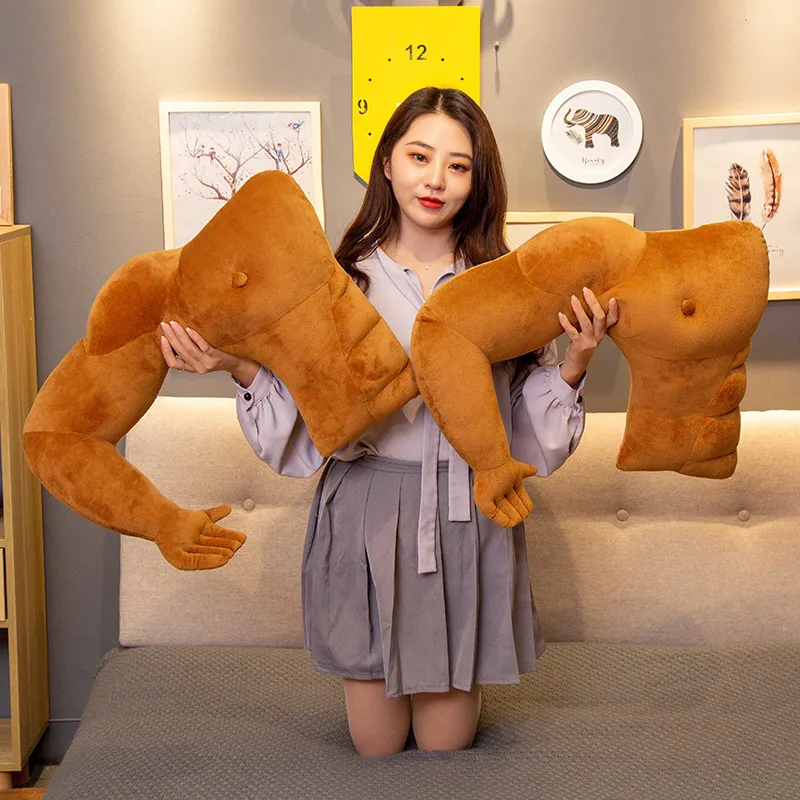 60CM Drop Shipping Muscle Boyfriend Arm Plush Toy Doll Sleeping Peluches Grandes Home Decoration Accessories Gifts to Girlfriend
60CM Drop Shipping Muscle Boyfriend Arm Plush Toy Doll Sleeping Peluches Grandes Home Decoration Accessories Gifts to Girlfriend
